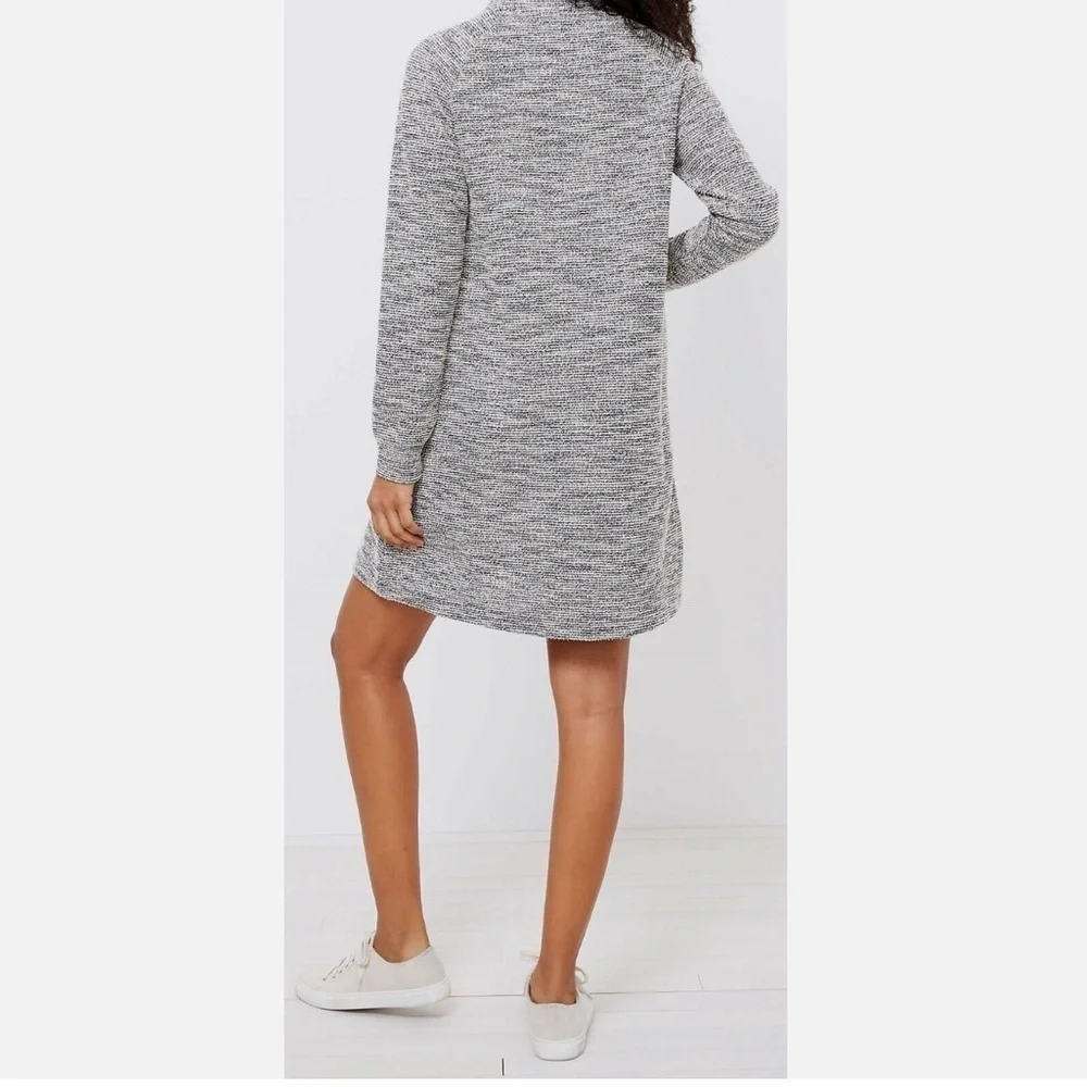 Loft Lou & Grey Small Shimmer Tweedy Dress Long Sleeve Textured
